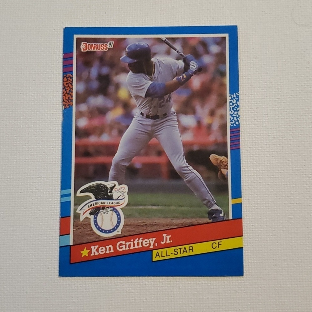EUC. Ken Griffey Jr 1991 Donruss All Star #49 (Rare Card) HOF